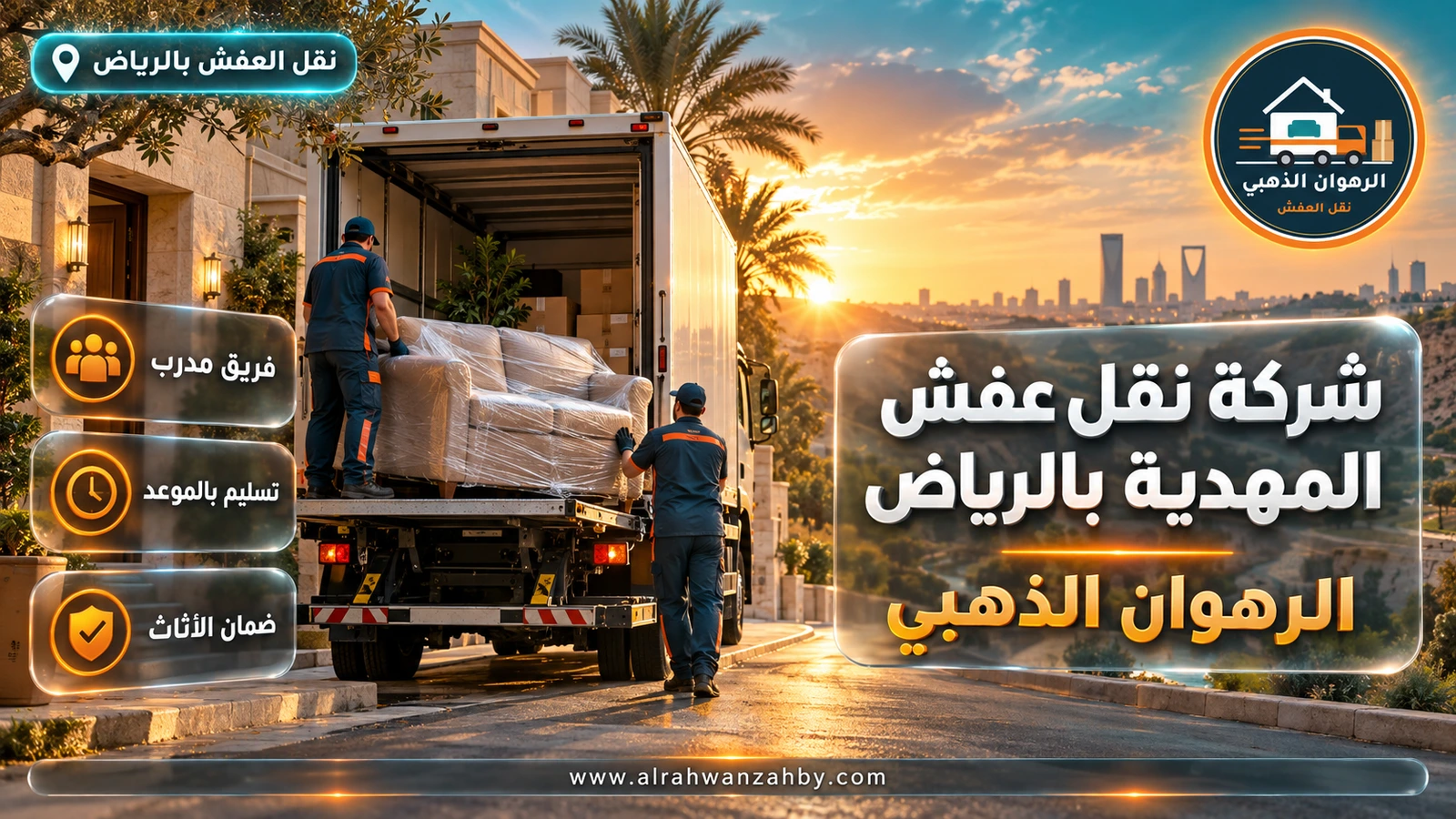 شركة نقل عفش المهدية بالرياض — الرهوان الذهبي