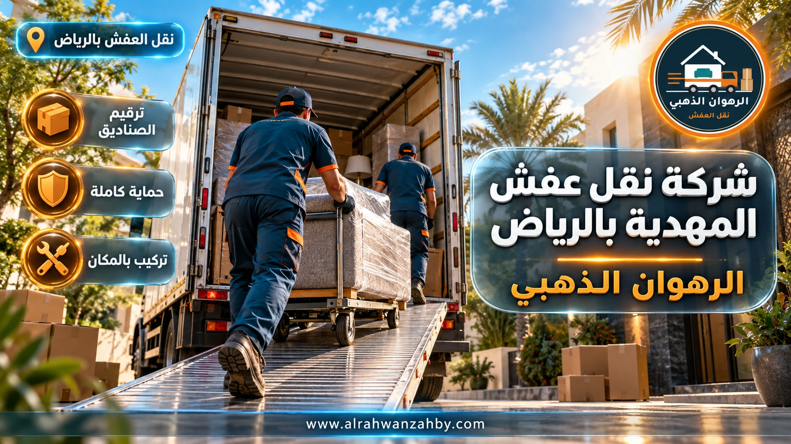 نقل عفش في حي المهدية