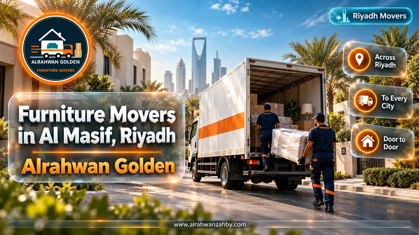 Furniture Movers in Al Masif, Riyadh — Alrahwan Golden