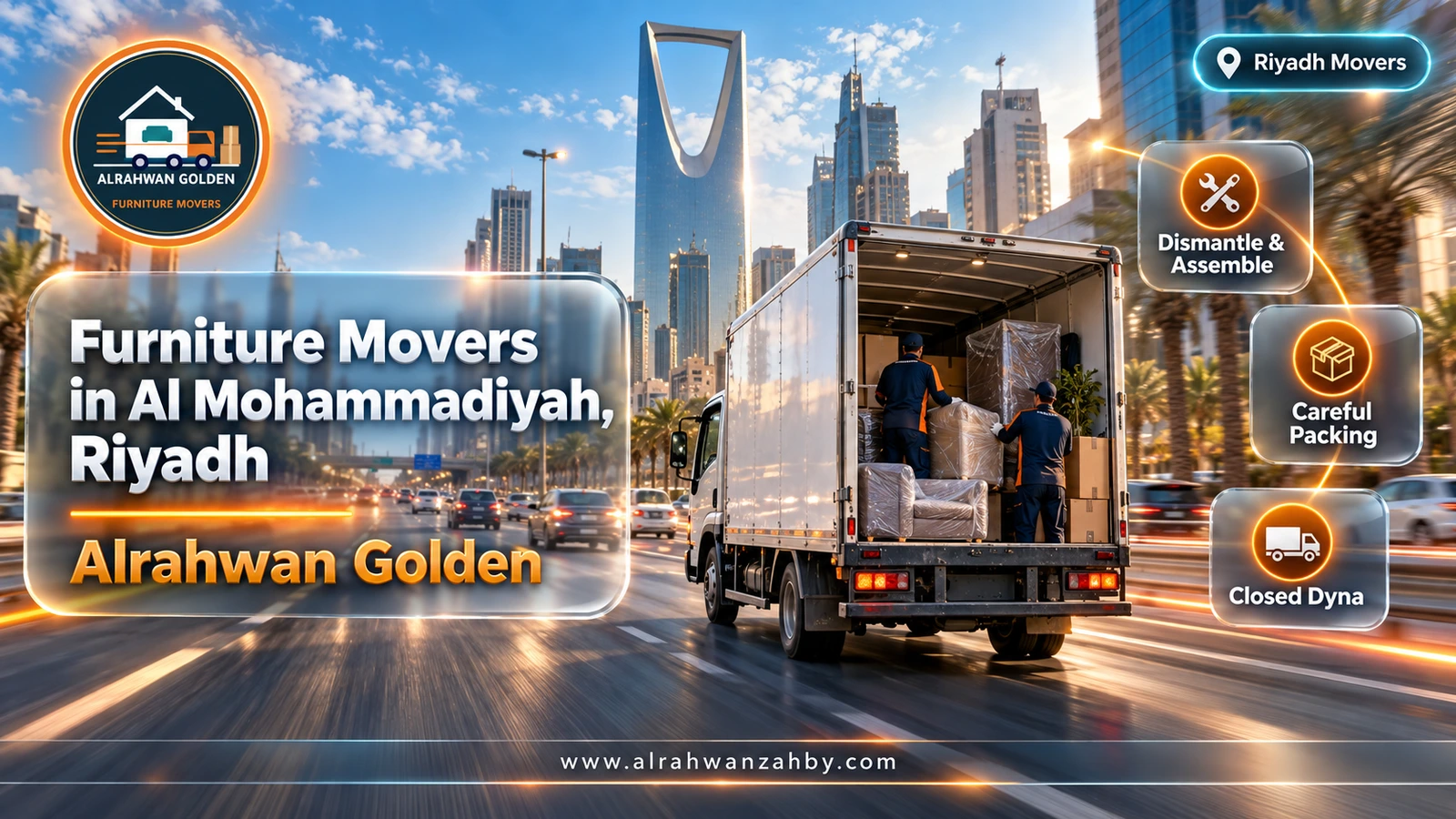Furniture Movers in Al Mohammadiyah, Riyadh — Alrahwan Golden