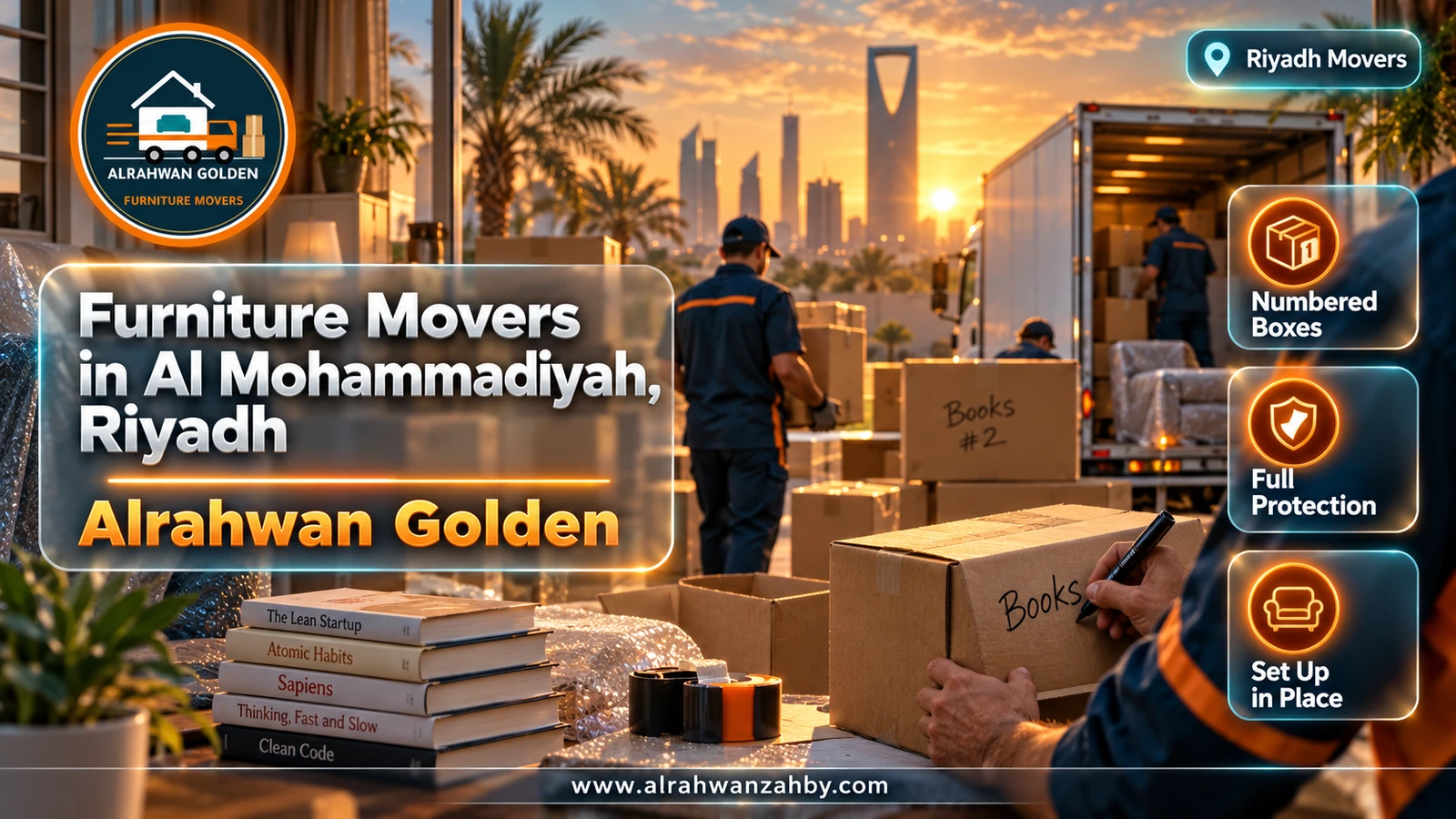 Packing furniture