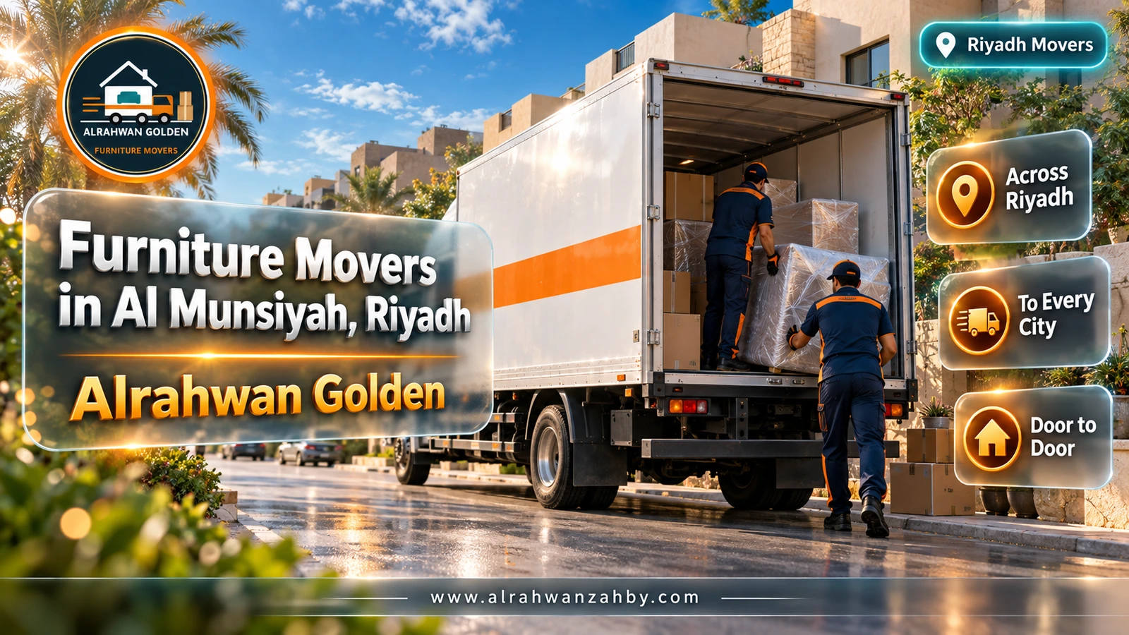 Furniture Movers in Al Munsiyah, Riyadh — Alrahwan Golden