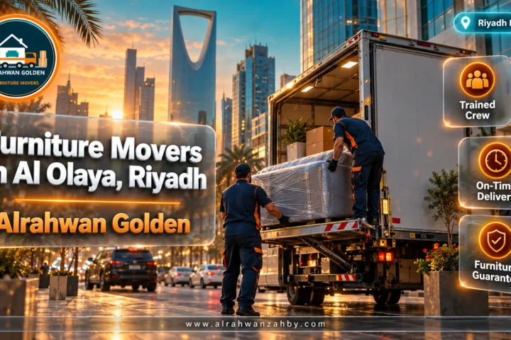 Furniture Movers in Al Olaya, Riyadh — Alrahwan Golden