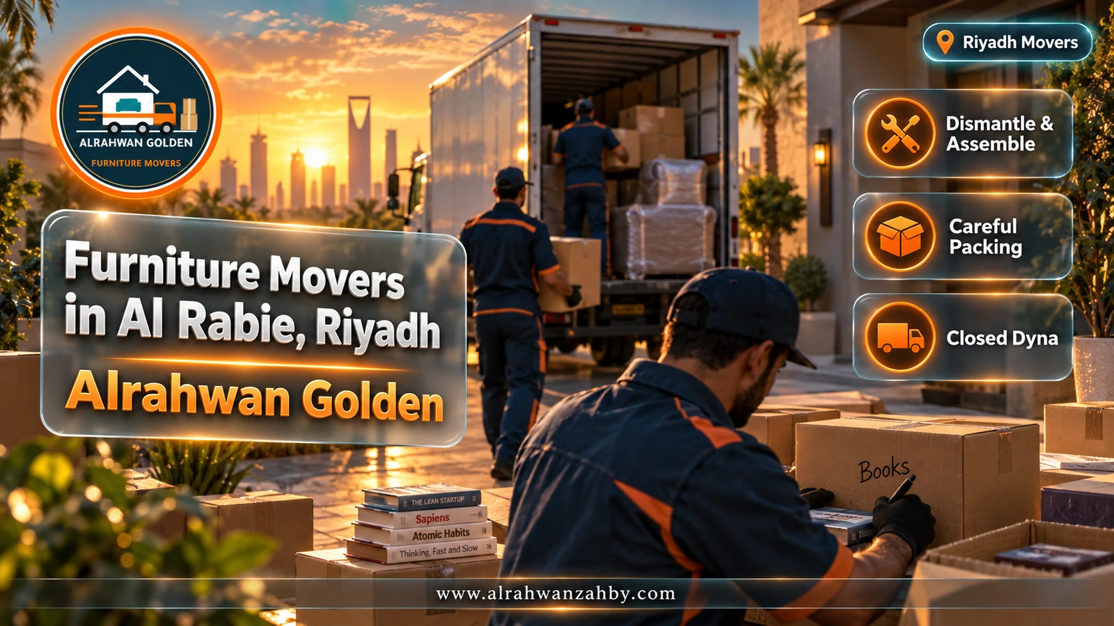 Packing furniture