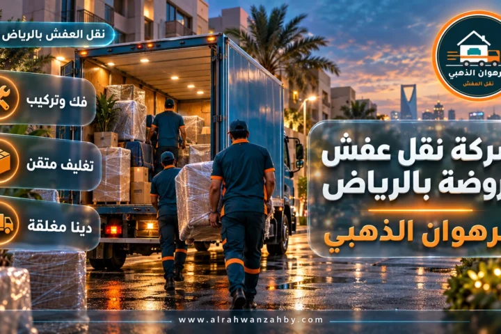 شركة نقل عفش الروضة بالرياض — الرهوان الذهبي
