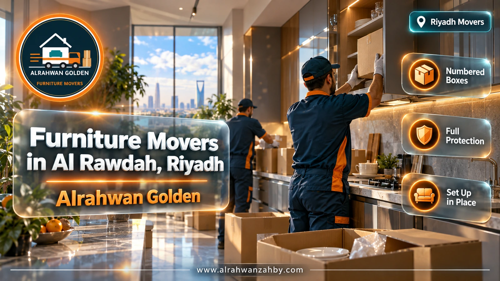 Packing furniture