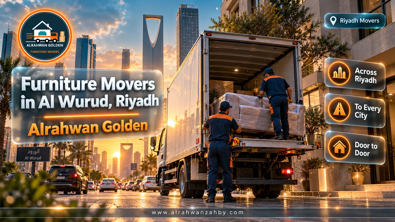 Furniture Movers in Al Wurud, Riyadh — Alrahwan Golden