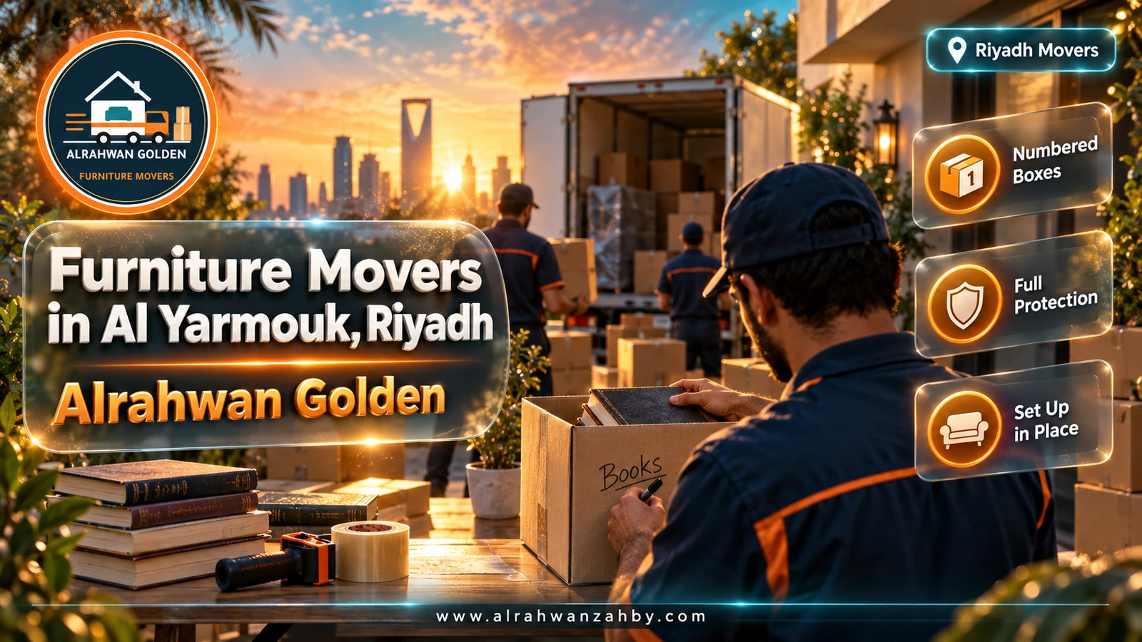 Packing furniture