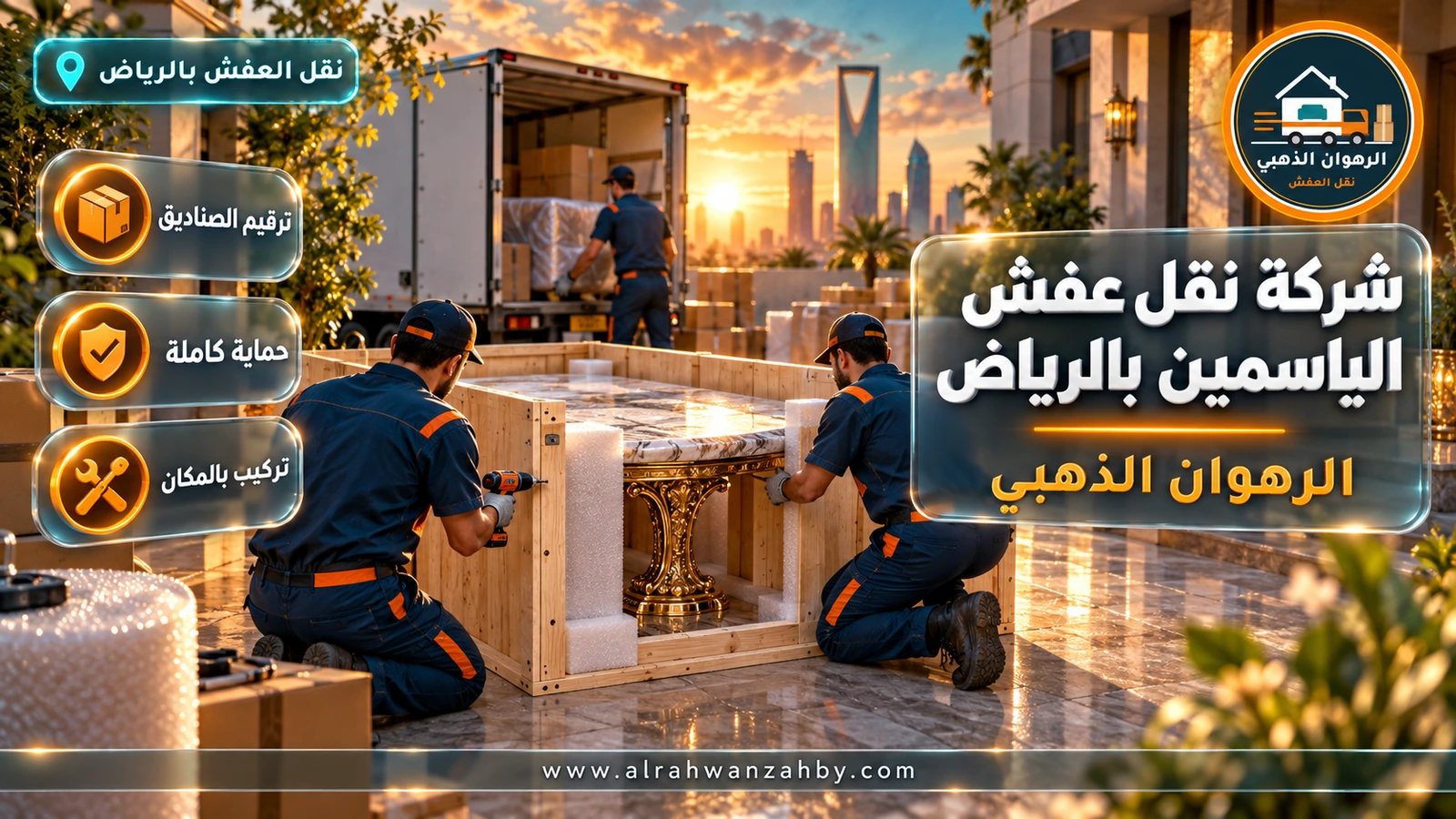 نقل عفش في حي الياسمين