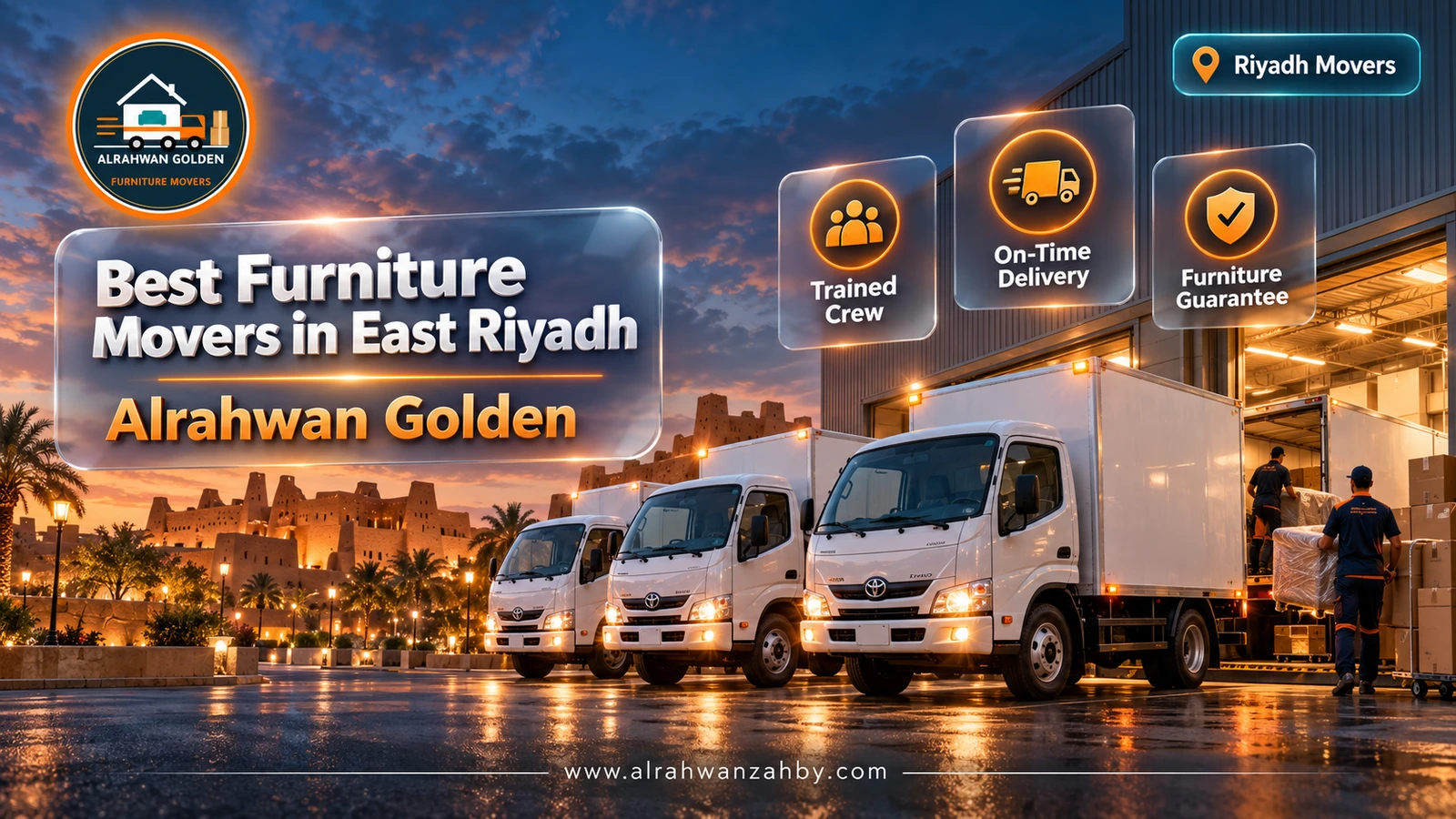 Best Furniture Movers in East Riyadh — Alrahwan Golden