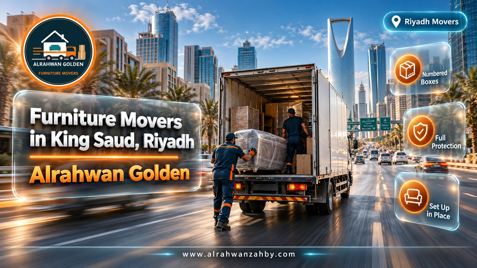 Furniture Movers in King Saud, Riyadh — Alrahwan Golden