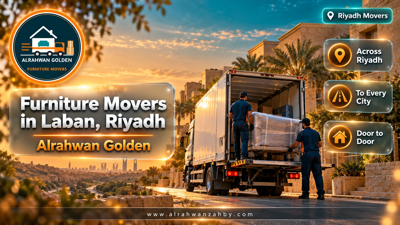 Furniture Movers in Laban, Riyadh — Alrahwan Golden