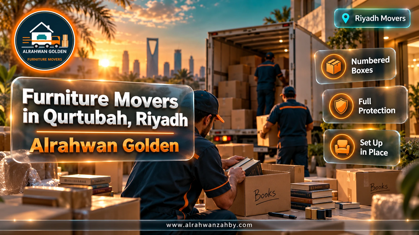 Packing furniture