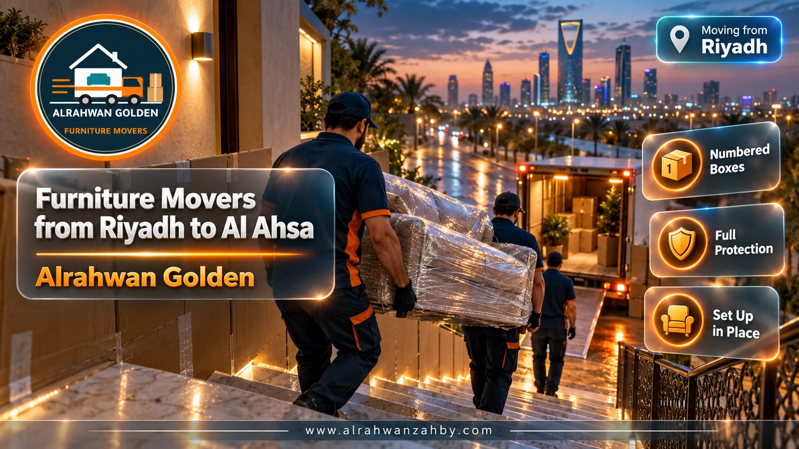 A moving dyna heading to Al Ahsa