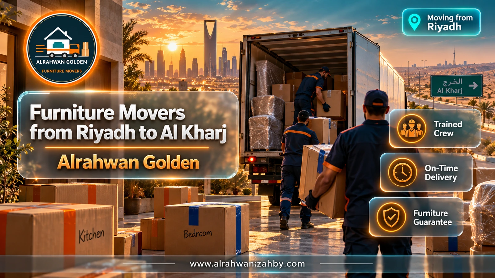 A moving dyna heading to Al Kharj