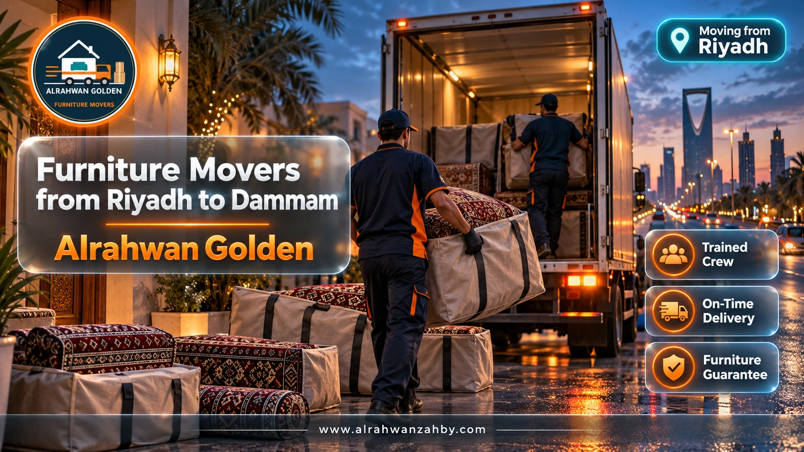 Loading furniture into the dyna