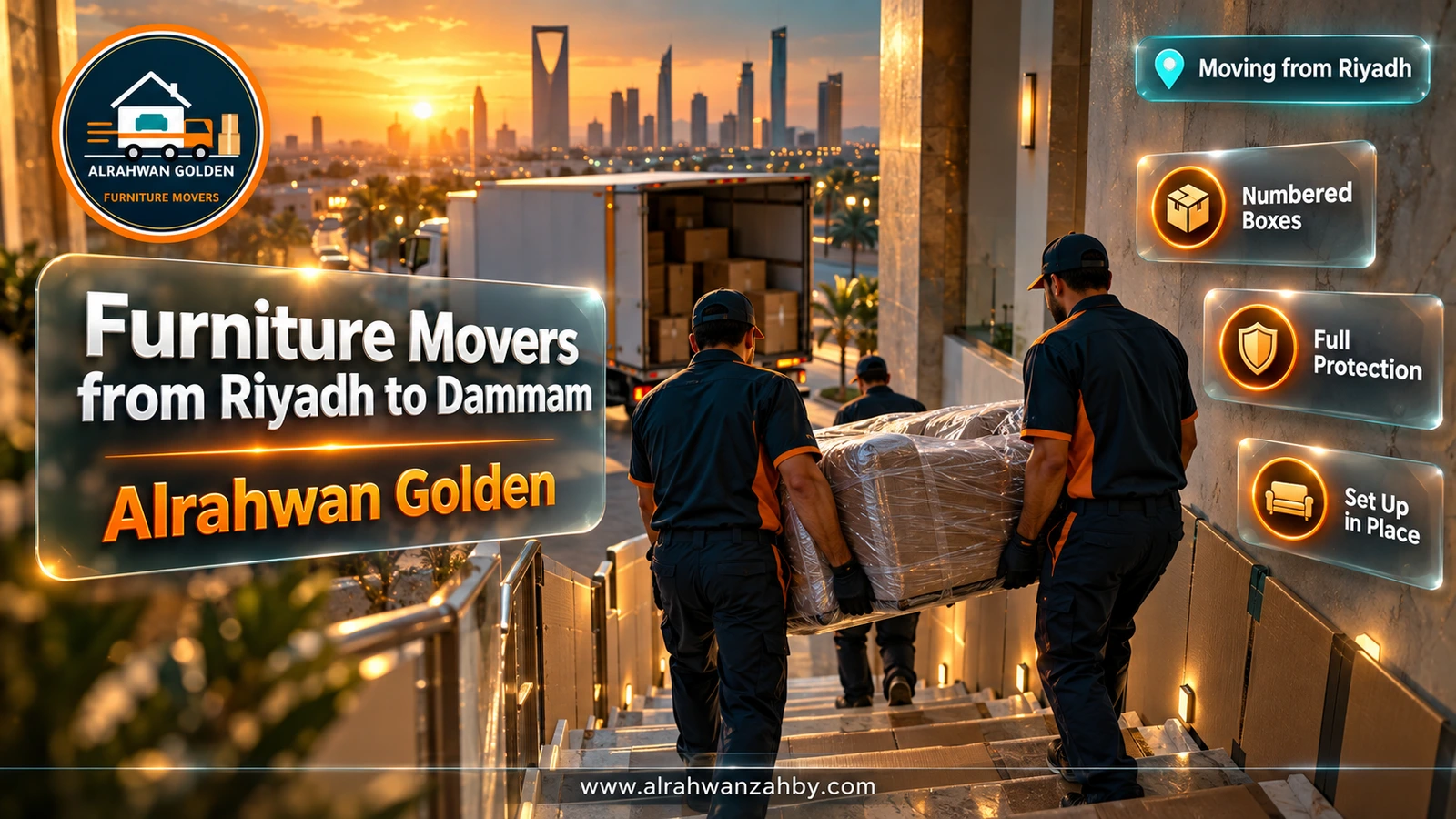 Assembling furniture in the new city