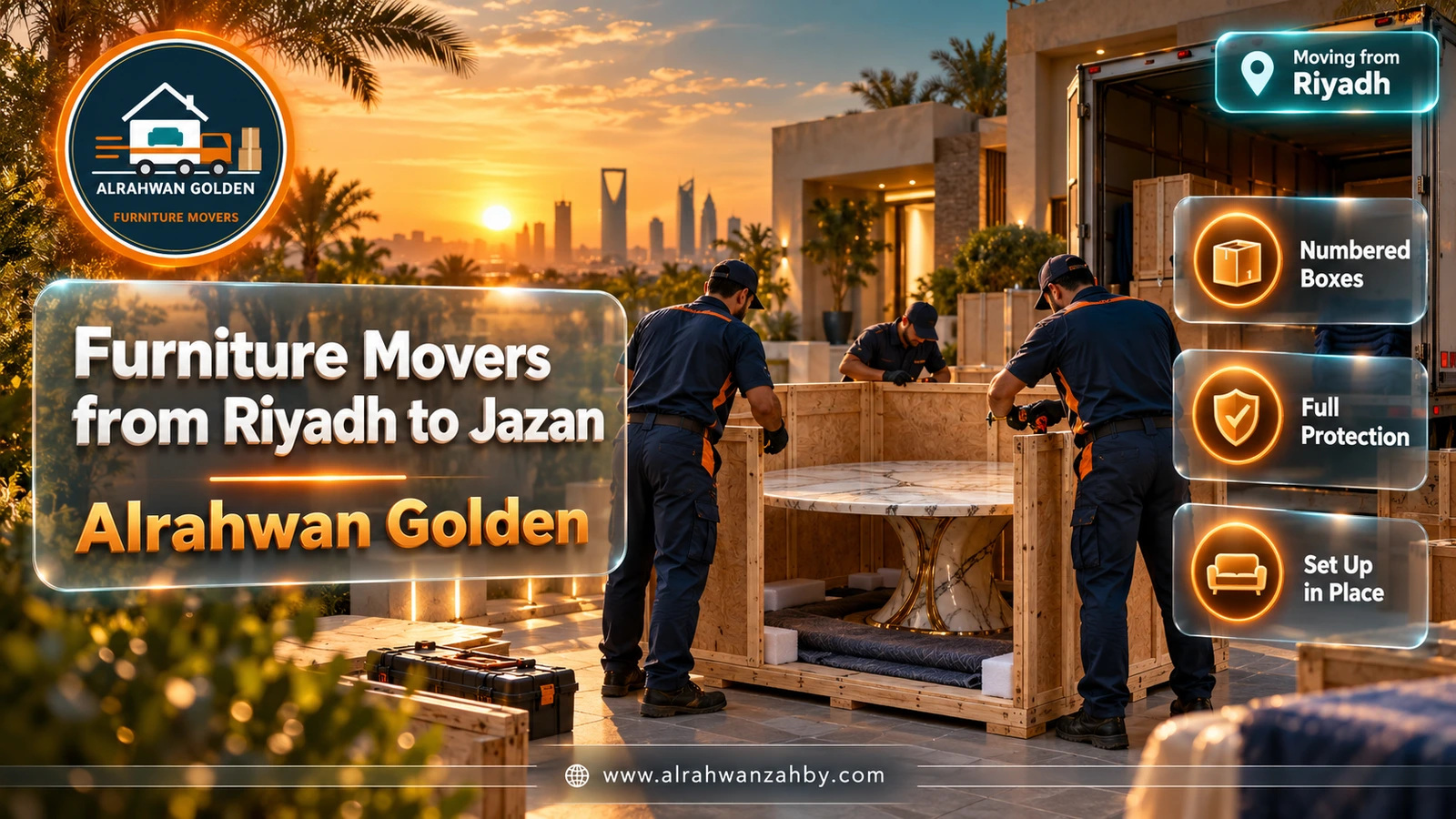 A moving dyna heading to Jazan