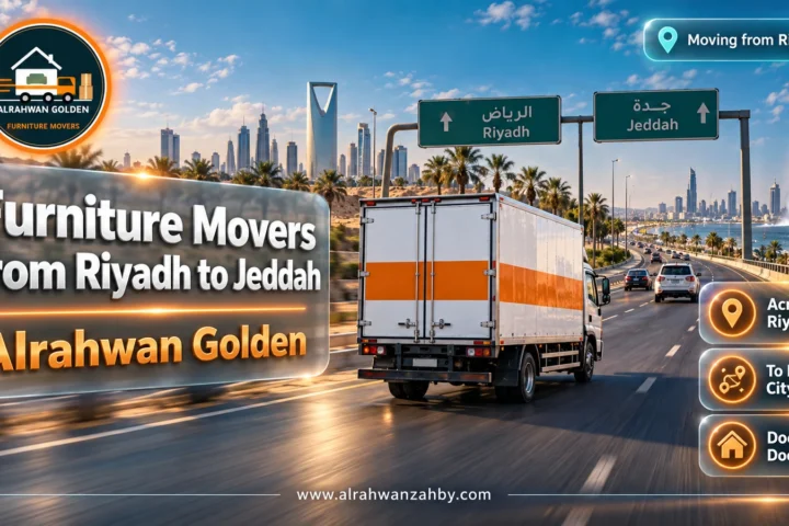 Furniture Movers from Riyadh to Jeddah — Alrahwan Golden
