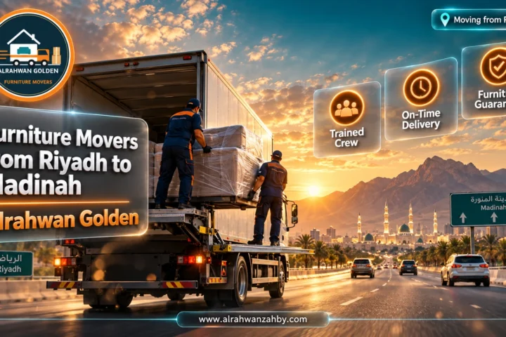 Furniture Movers from Riyadh to Madinah — Alrahwan Golden
