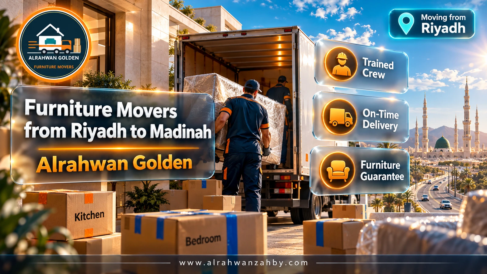 Assembling furniture in the new city