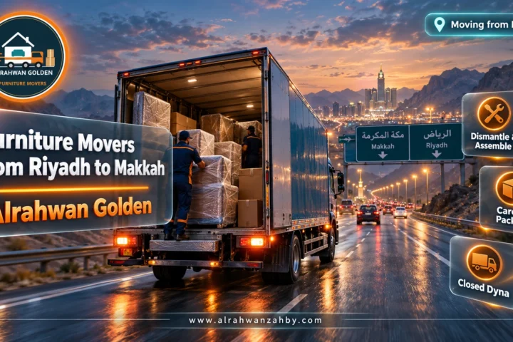 Furniture Movers from Riyadh to Makkah — Alrahwan Golden