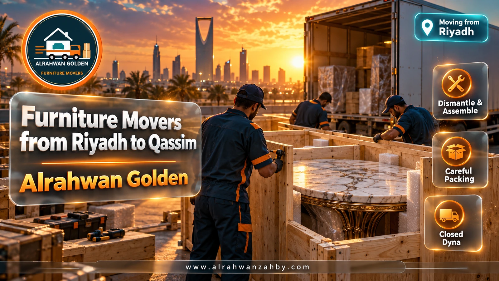 A moving dyna heading to Qassim