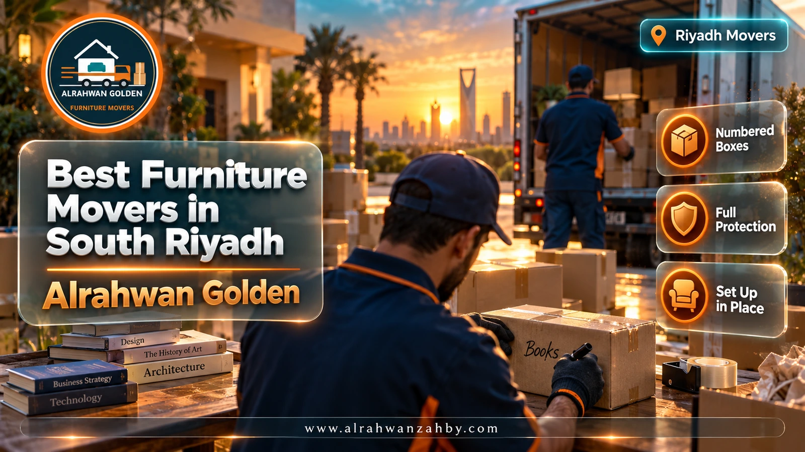 Packing furniture