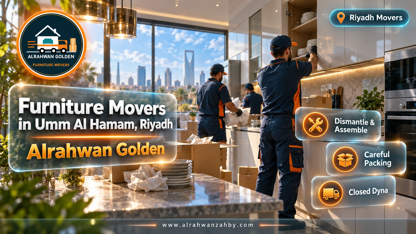 Packing furniture