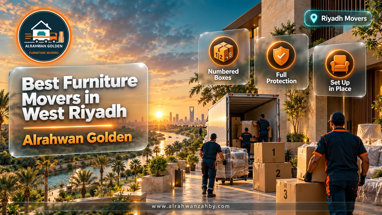 Best Furniture Movers in West Riyadh — Alrahwan Golden
